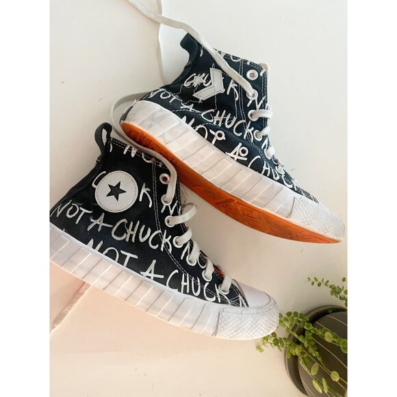 Converse Youth Chuck Taylor Graphic High Top Sz 3.5 - Picture 8 of 10